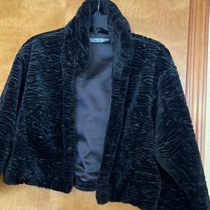 Eliza j faux cropped jacket